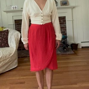 Madewell Silk Skirt